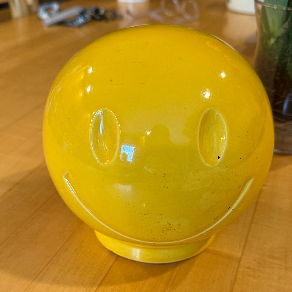 Mccoy Yellow Ceramic Coin Bank